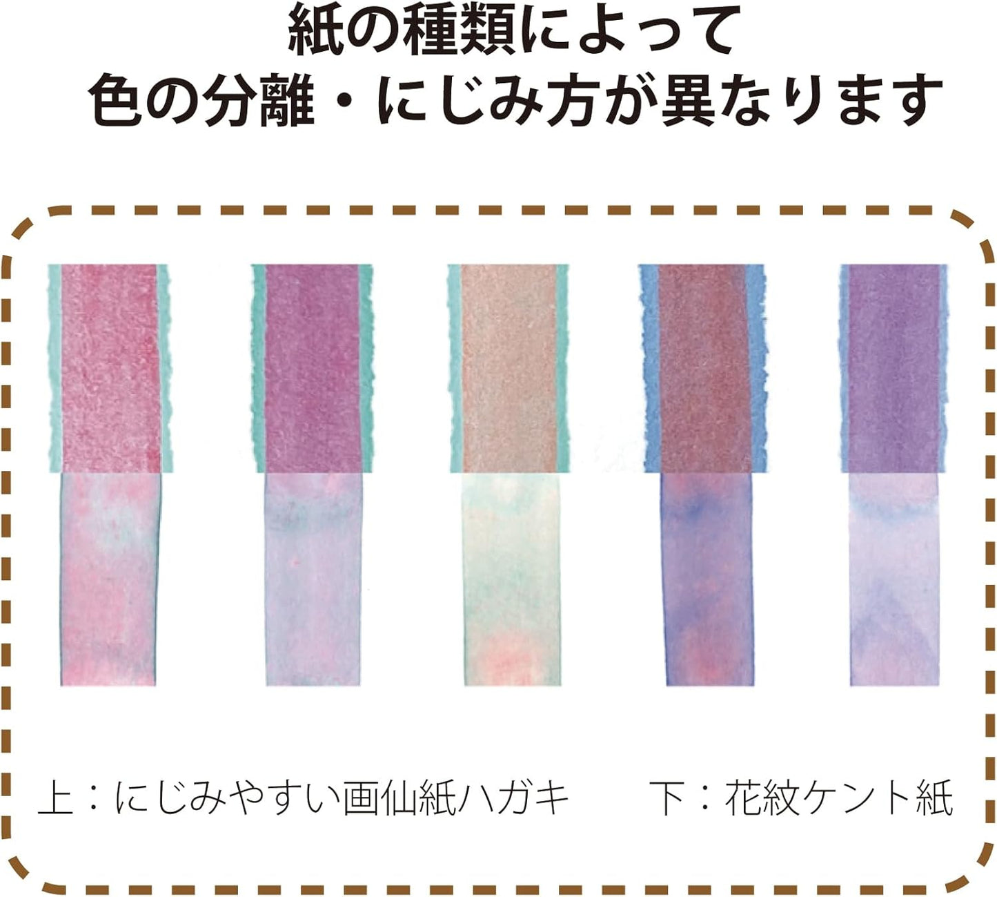 Kuretake Gansai Tambi Granulating 5colors set MC20GN/5V watercolor paint