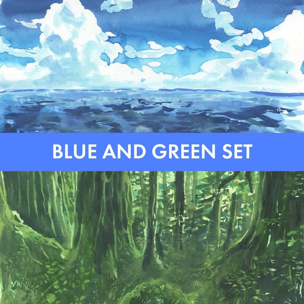 Kuretake ZIG Clean Color Real Brush Watercolour Set of 30 RB-6000AT/30VB