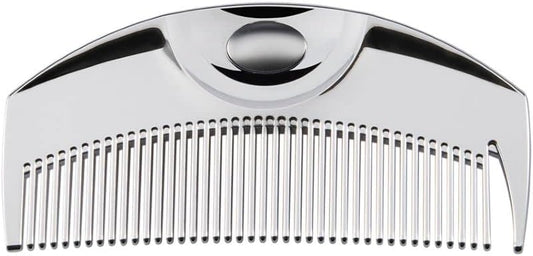 LOVE CHROME Premium Hair Comb Tsuki Silver F-Series Going Out