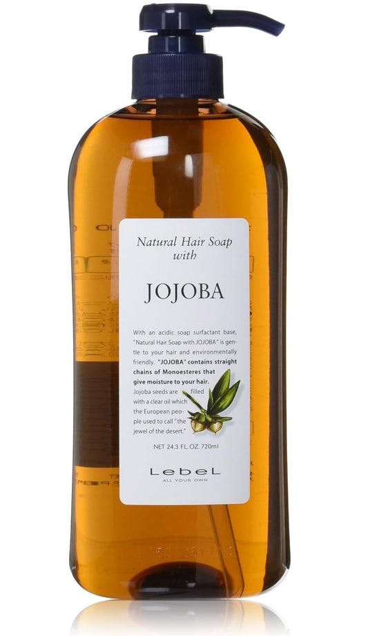 LebeL Natural Hair Soap Shampoo with Jojoba 720 ml Hydrating For Dry Hair SPF15