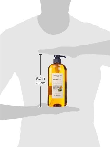 LebeL Natural Hair Soap Shampoo with Marigold 720 ml Scalp Care SPF15