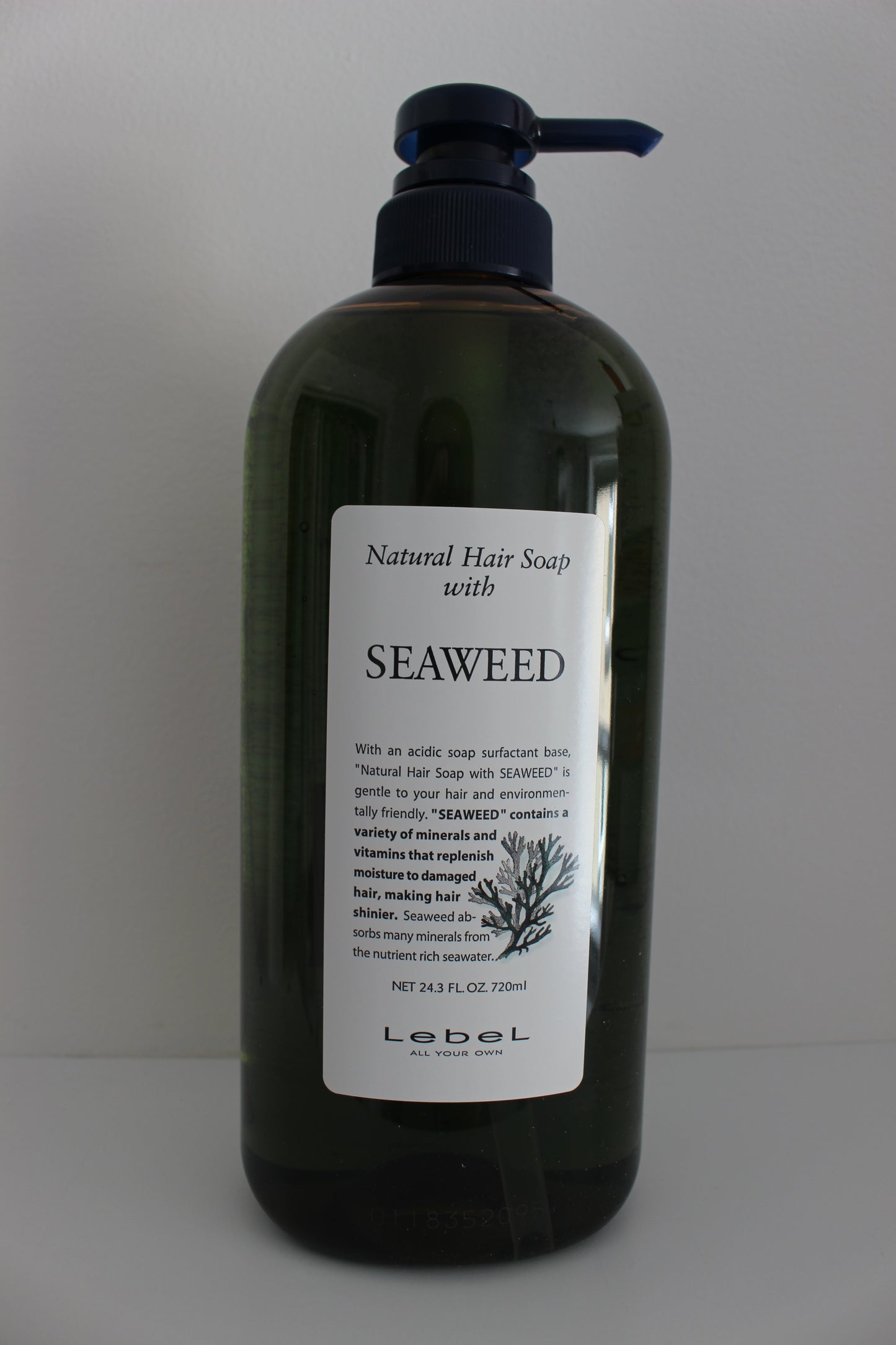 LebeL Natural Hair Soap Seaweed Shampoo for Damaged Hair 720ml