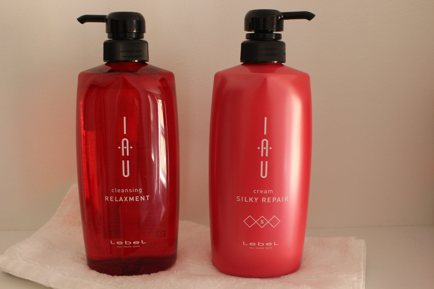 Lebel All Your Own IAU Hair Shampoo and Treatment Silky 600ml x 2