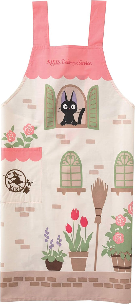 Marushin Studio Ghibli Kiki's Delivery Service Jiji Cat Apron One Size