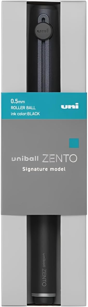 Mitsubishi Pen Uniball ZENTO Signature Model Metallic Black 0.5mm