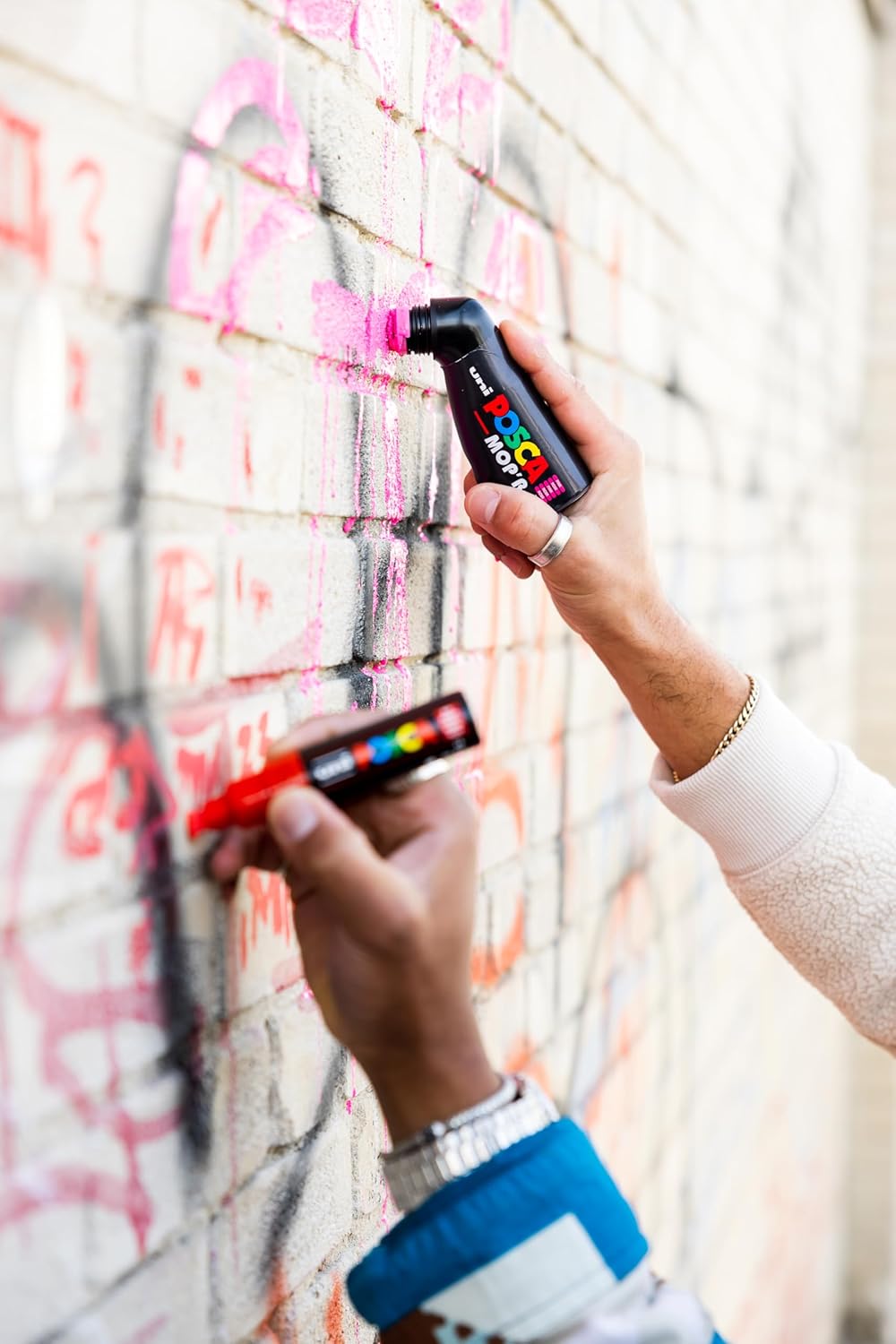 Mitsubishi Uni POSCA 15 Pens Washable Water-Based Double-sided Tip PC-8K15C