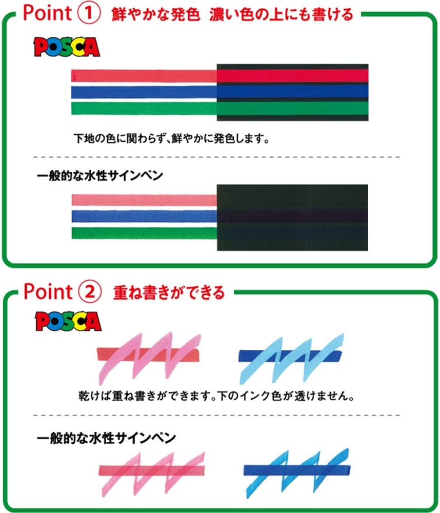 Mitsubishi Uni POSCA Medium Round Point All-Purpose 29-Colour Set PC-5M