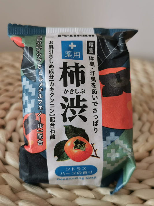 Pelican Family Soap Range -  Medicated Persimmon Shibu - 80g