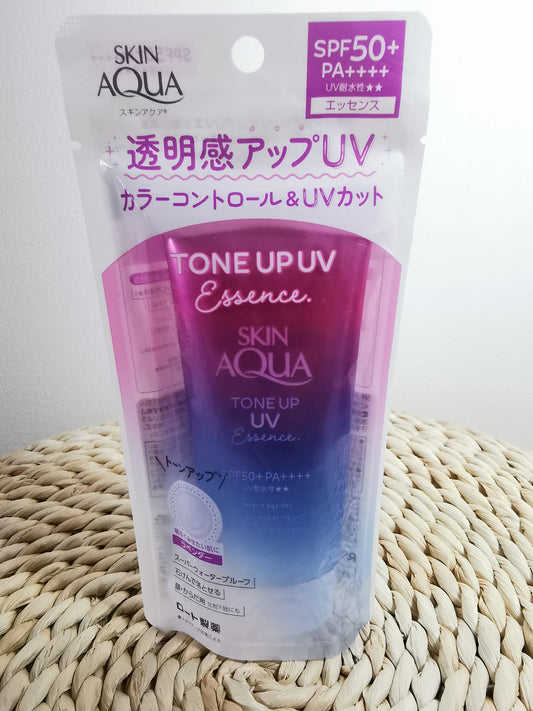 2024 Skin Aqua Sunscreen Tone Up Make Up UV SPF50+ Essence 80g