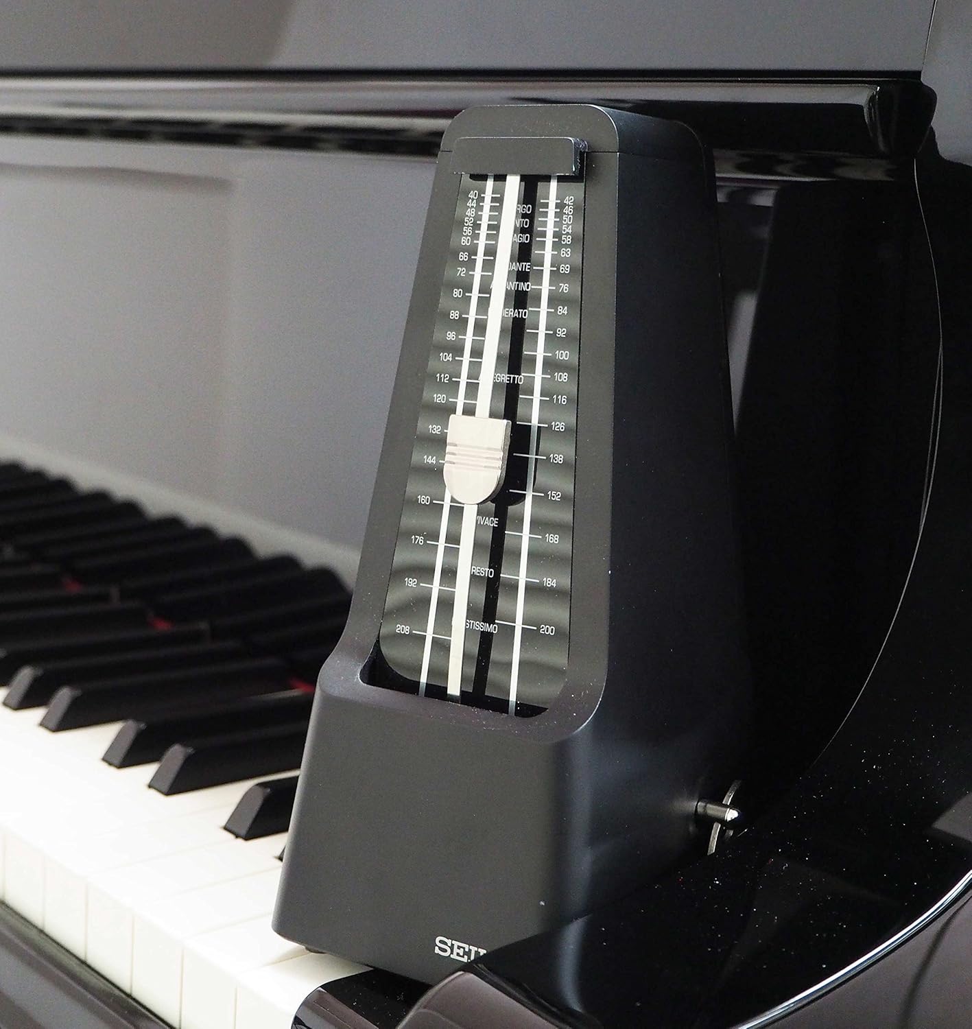 SEIKO Metronome Brass Pendulum SPM400B 900 Black for Instruments