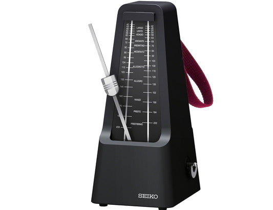SEIKO Metronome Brass Pendulum SPM400B 900 Black for Instruments
