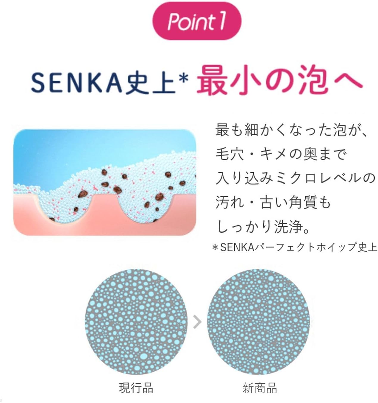 SENKA Perfect Whip Cleansing Beauty Foam Medicated Acne Care 120g