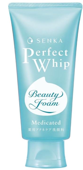 SENKA Perfect Whip Cleansing Beauty Foam Medicated Acne Care 120g