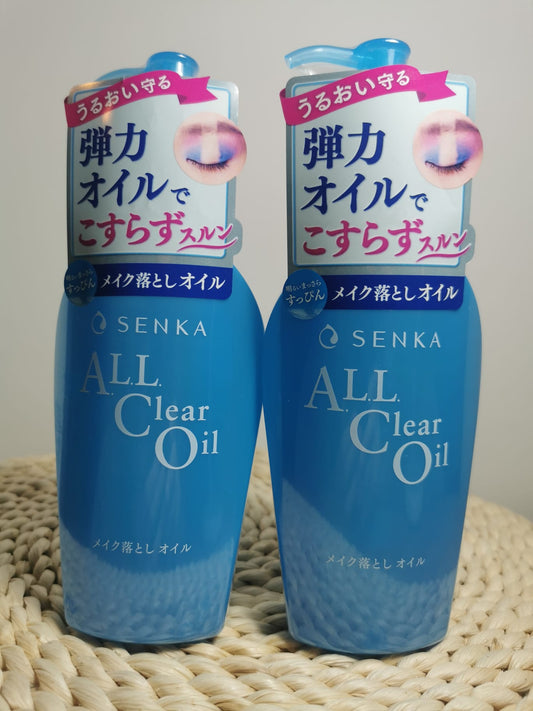 2x SENKA All Clear Oil Makeup Remover (Waterproof Mascara) 230ml