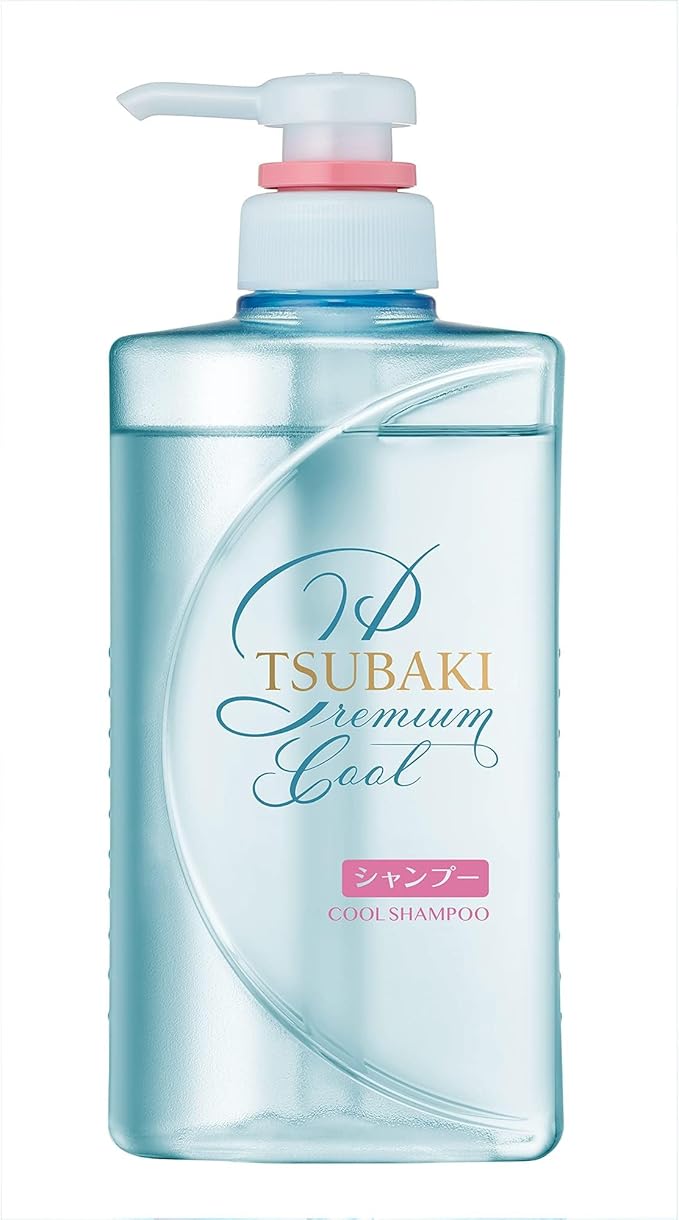 TSUBAKI Premium Cool Shampoo & Conditioner Set Summer Limited 490 ml each