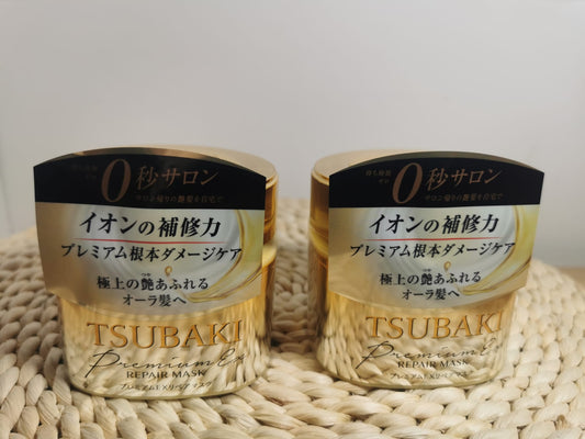 2 x TSUBAKI Premium Repair Hair Mask (Royal Jelly Extract) 180G