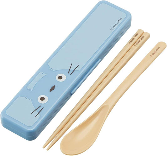 SKATER My Neighbour Totoro Blue Chopsticks Lunch Set 6.5 inch