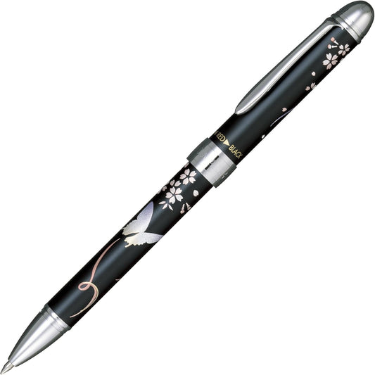 Sailor Multi-function 2-Colour Pen & Mechnical Pencil Cho Butterfly Black 16-0333-220