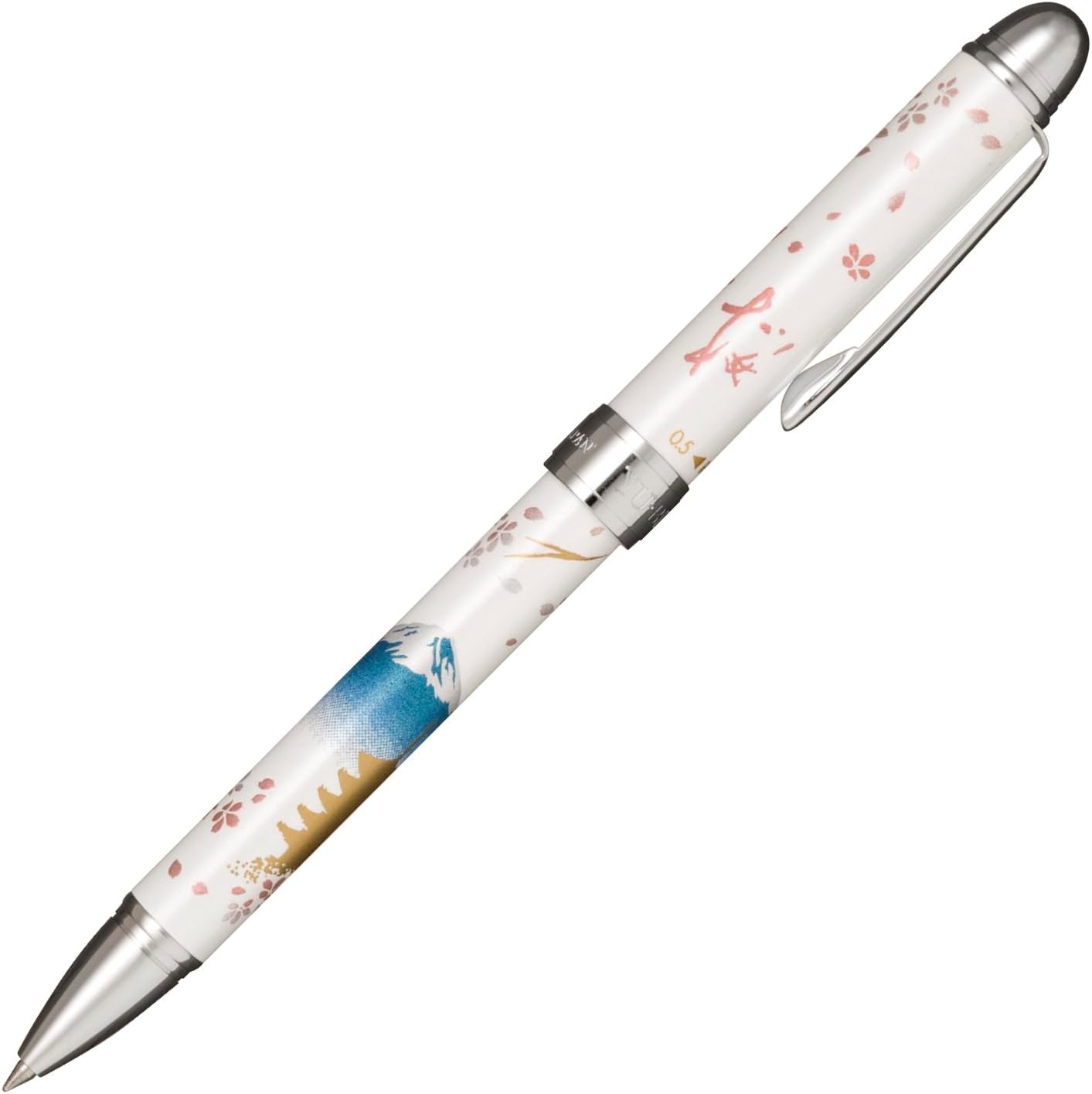Sailor Multi-function Pen Mechanical Pencil Yumi Makie Mt. Fuji Spring Sakura White 16-0348-210