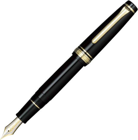 Sailor Professional Gear Fountain Pen Classic Black 21K Gold Fine Nib 11-2036-220