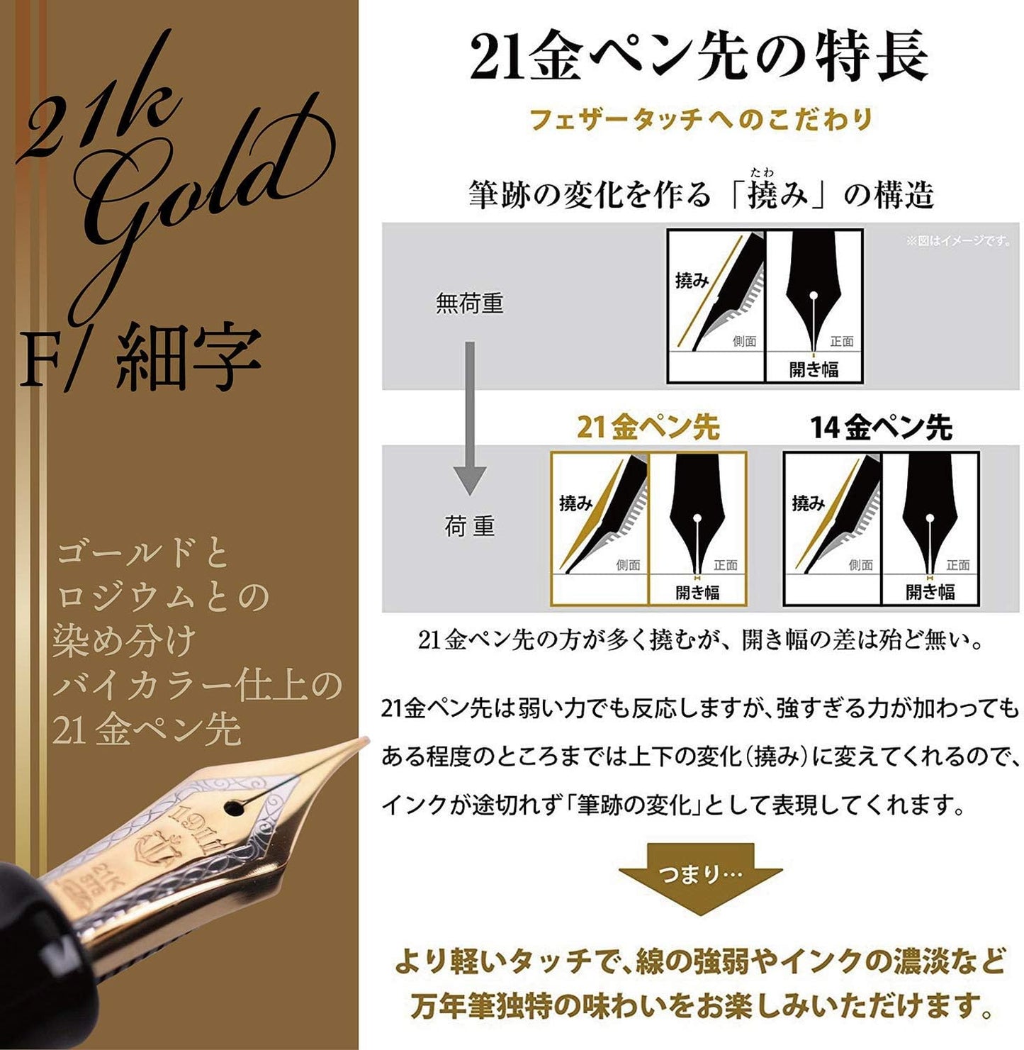 Sailor Professional Gear Fountain Pen Classic Black 21K Gold Fine Nib 11-2036-220