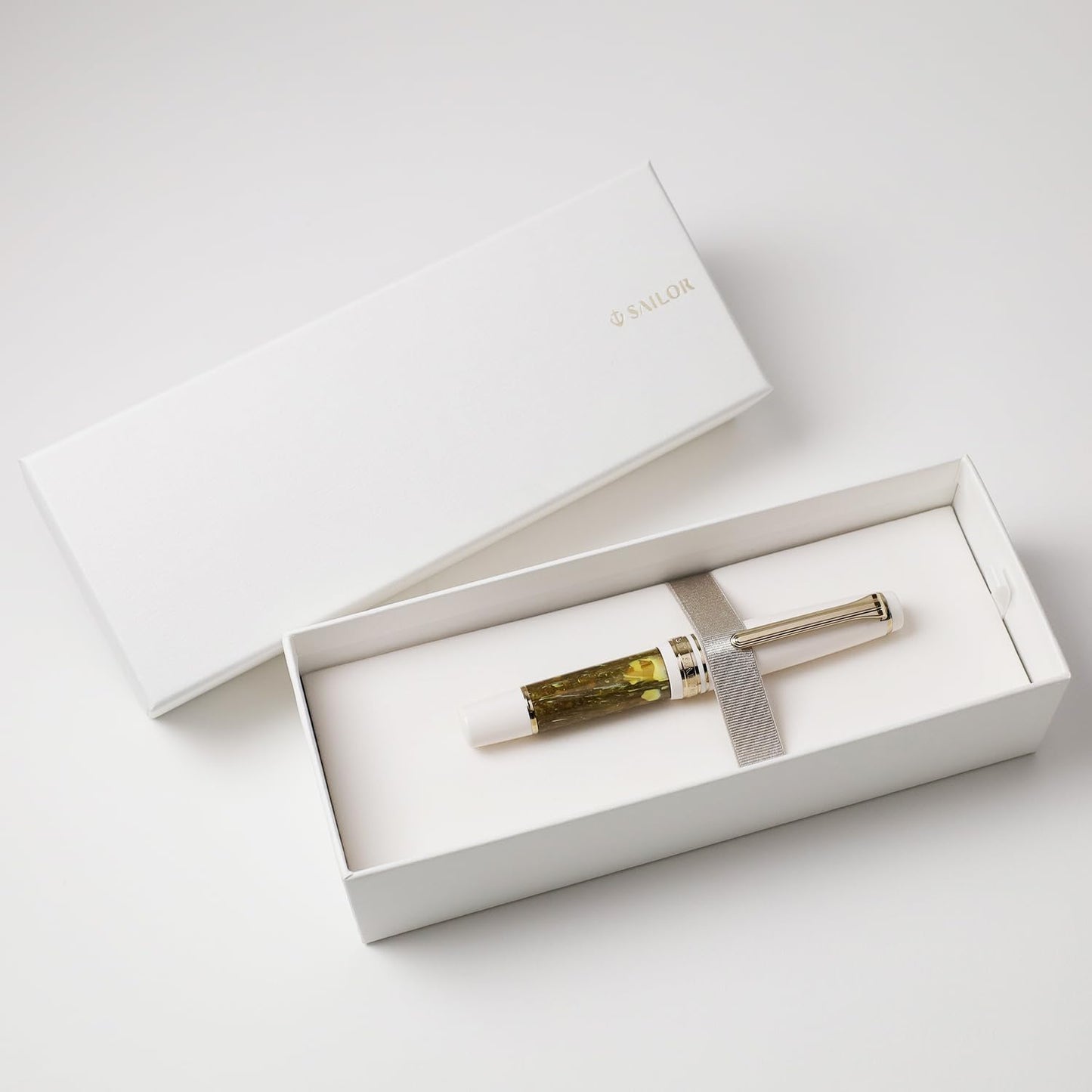 Sailor Professional Gear Slim Mini Rencontre Fountain Pen Medium Fine 14K Nib L'Hélianthe Sunflower 11-2231-370