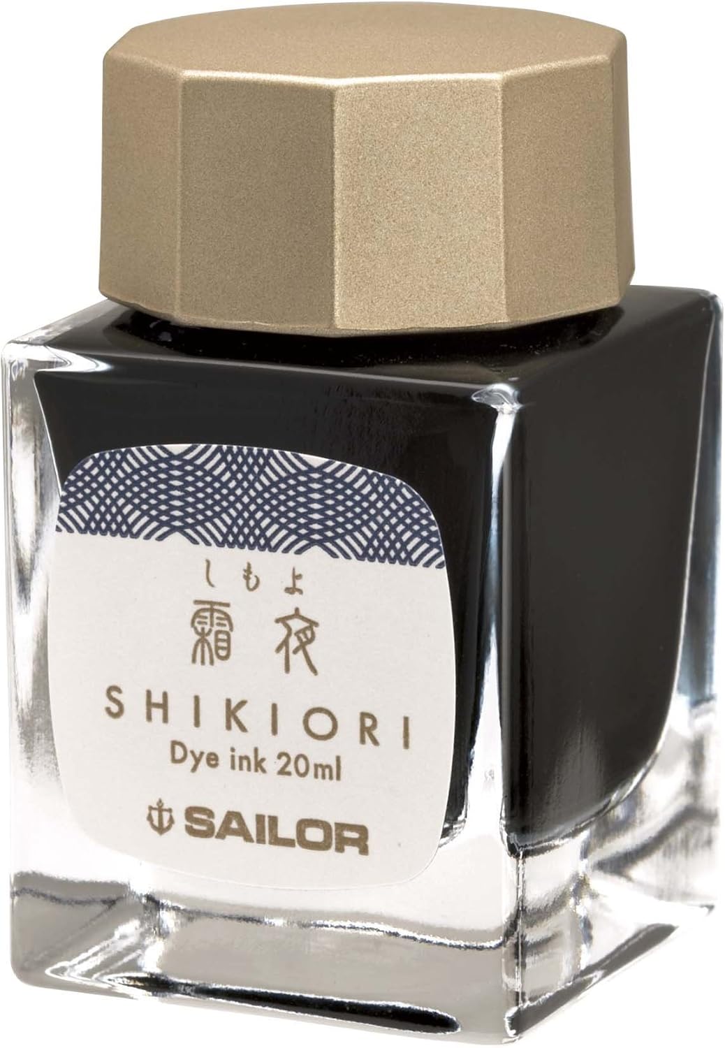 Sailor Shikiori Fountain Dye Ink Shimoyo Blue-Black 20 ml 13-1008-220