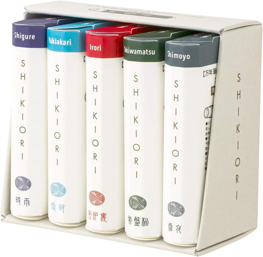 Sailor Shikiori Fountain pen Ink cartridge Set of 5 Colours Winter Edition 13-1750-004