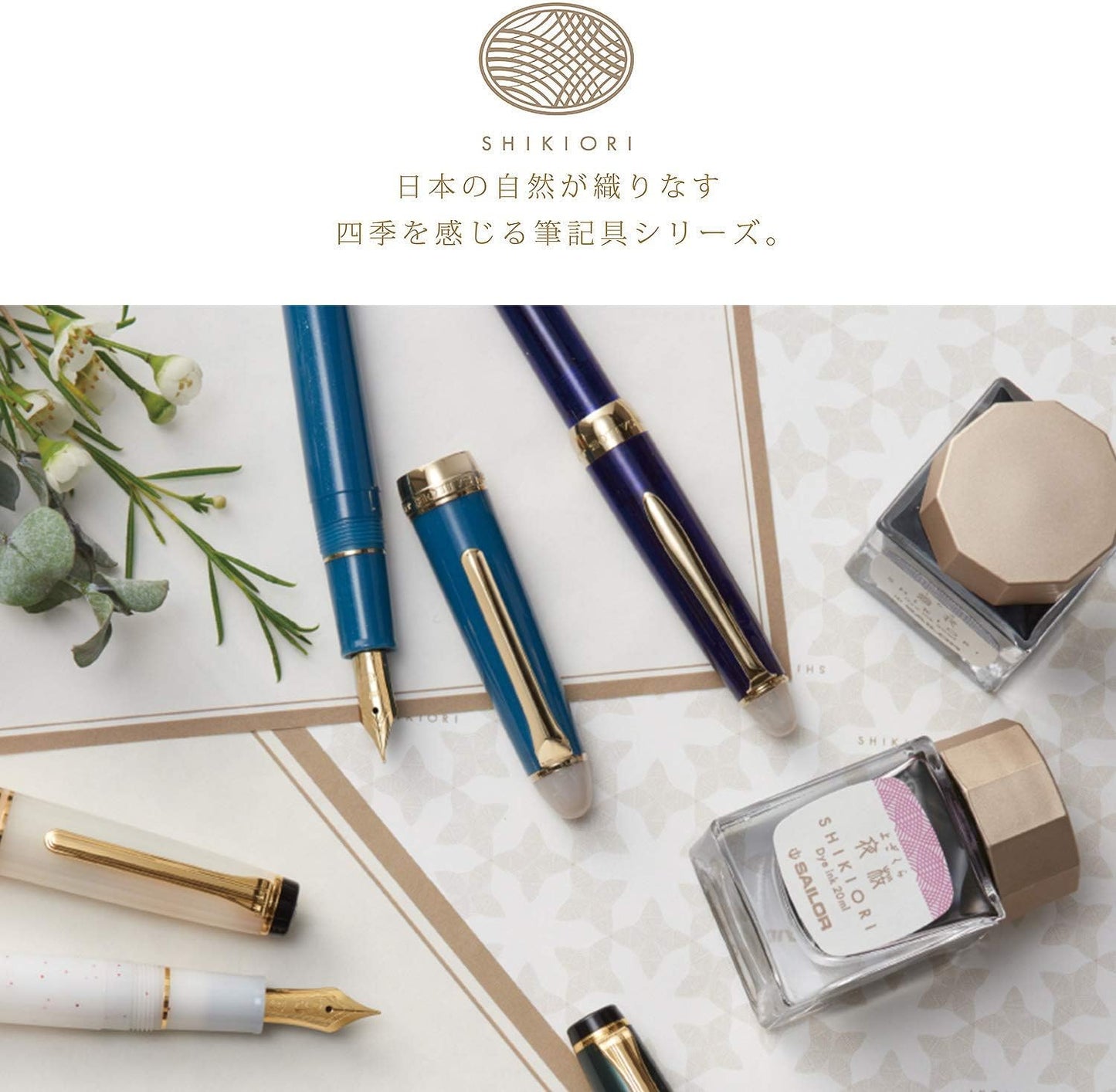 Sailor Shikiori Hisakata Moon Sky Procolor 500 Fountain Pen Sakura Fine Nib 11-0500-231
