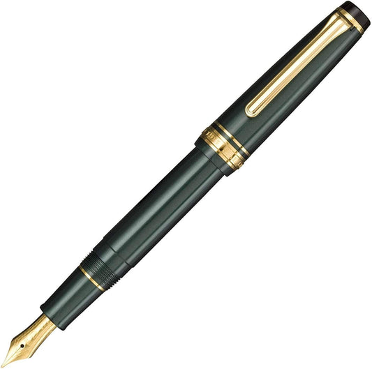 Sailor Shikiori Setsugetsu Soraha Manyo Lush Green Fountain Pen Medium Fine Nib 11-1224-302