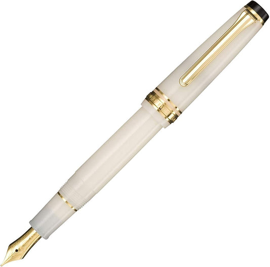 Sailor Shikiori Setsugetsu Soraha Meigetsu Harvest Moon Pale Ivory Fountain Pen Medium Fine Nib 11-1224-302