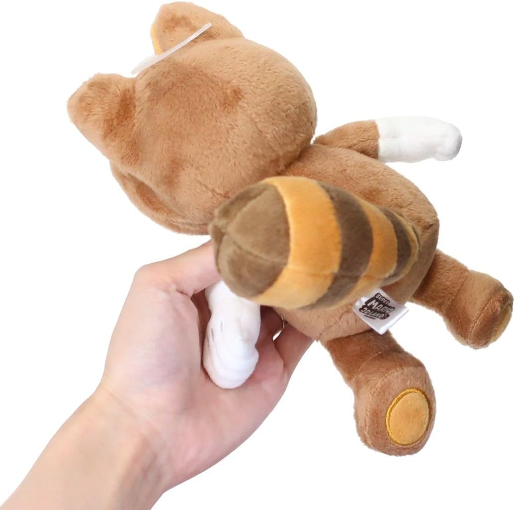 Sanei Boeki Super Mario 3D Land Tanuki Raccoon Dog Stuffed Plush Toy