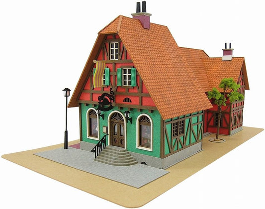Sankei Paper Craft Diorama Studio Ghibli Howl's Moving Castle Hatter Shop 1/150