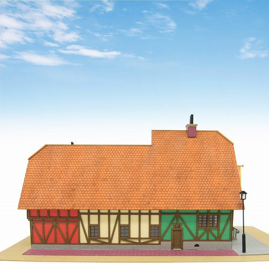 Sankei Paper Craft Diorama Studio Ghibli Howl's Moving Castle Hatter Shop 1/150