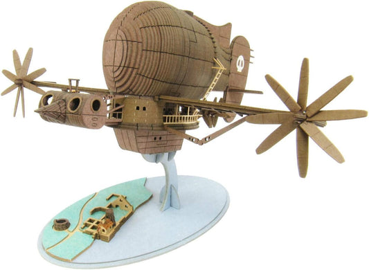 Sankei Paper Craft Diorama Studio Ghibli Castle in the Sky Goliath Ship 1/300
