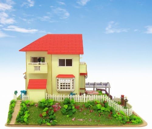 Sankei Paper Craft Diorama Studio Ghibli Ponyo on the Cliff Sosuke's House 1/150