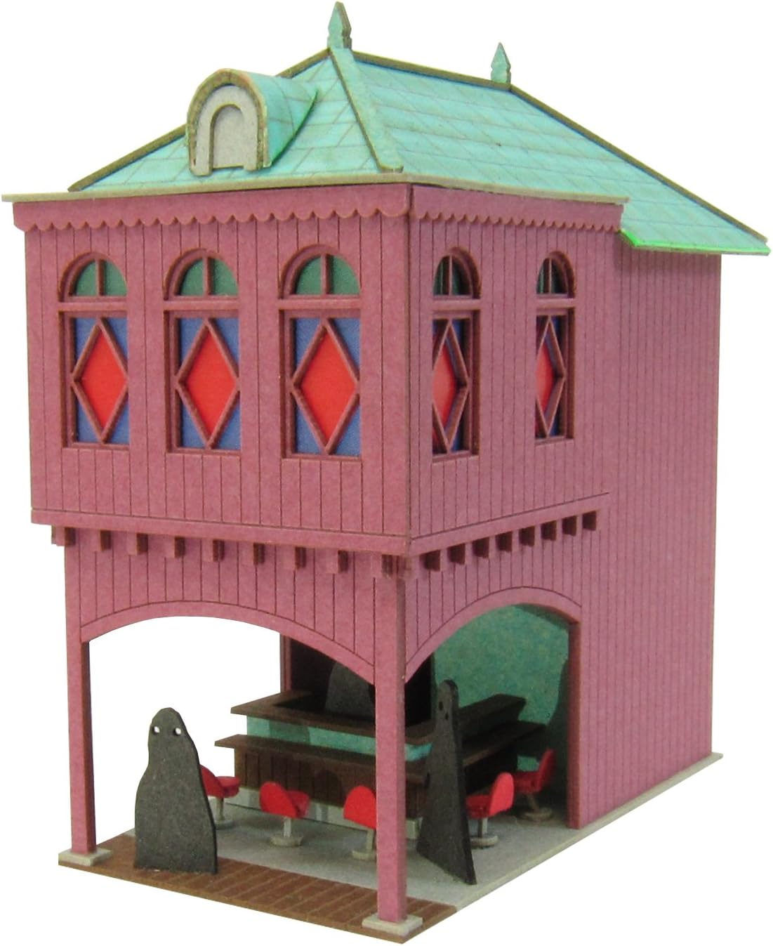 Sankei Paper Craft Diorama Studio Ghibli Spirited Away Mysterious Town P2 1/150