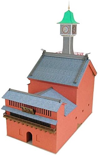 Sankei Paper Craft Diorama Studio Ghibli Spirited Away Mysterious Town P7 1/150
