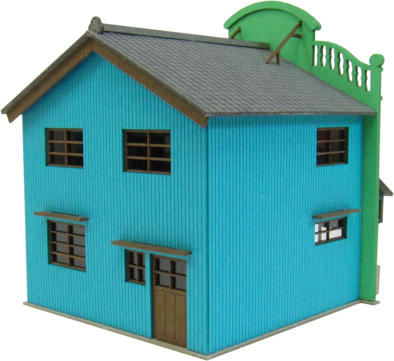 Sankei Paper Craft Diorama Studio Ghibli Spirited Away Mysterious Town P1 1/150