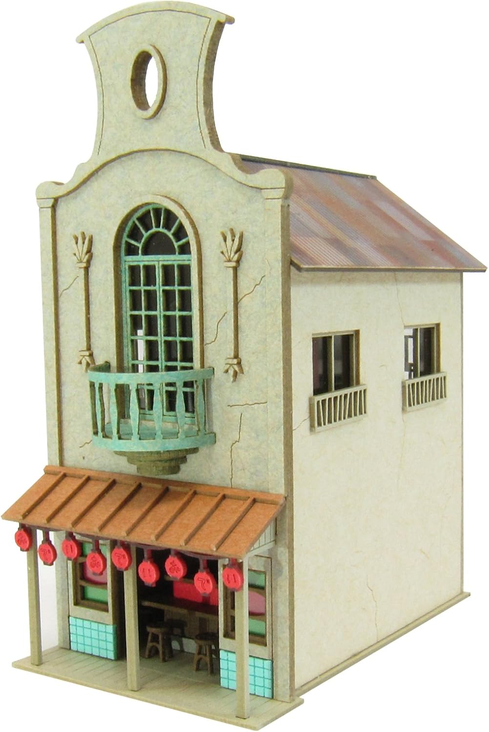Sankei Paper Craft Diorama Studio Ghibli Spirited Away Mysterious Town P3 1/150