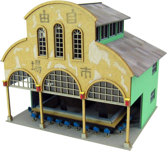 Sankei Paper Craft Diorama Studio Ghibli Spirited Away Mysterious Town P6 1/150
