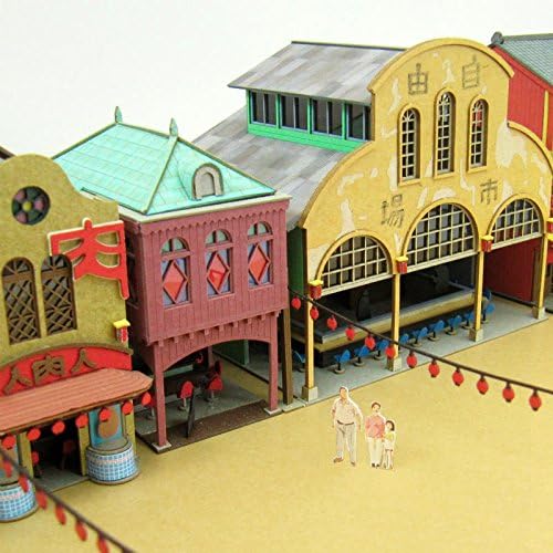 Sankei Paper Craft Diorama Studio Ghibli Spirited Away Mysterious Town P6 1/150