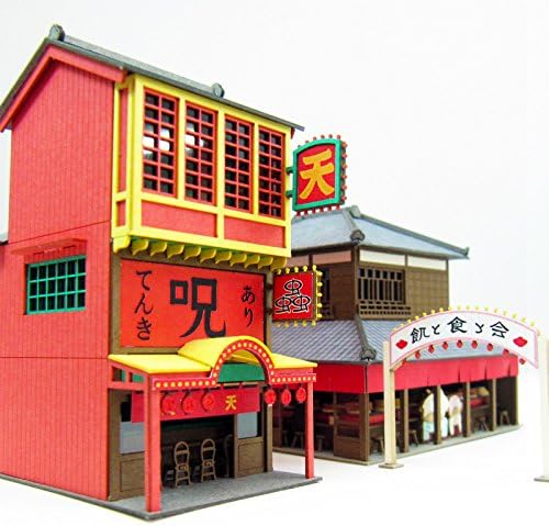 Sankei Paper Craft Diorama Studio Ghibli Spirited Away Mysterious Town P4 1/150