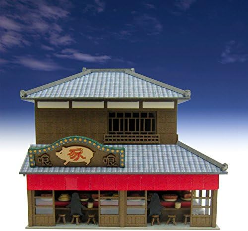 Sankei Paper Craft Diorama Studio Ghibli Spirited Away Mysterious Town P4 1/150