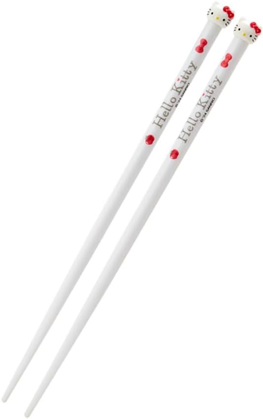 Sanrio Hello Kitty Kawaii Cute White Chopsticks Adult size 21 cm