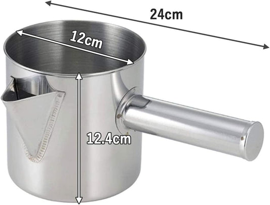 Shimomura Easy-Pour Takoyaki Batter Dispenser Stainless Steel 1.1L