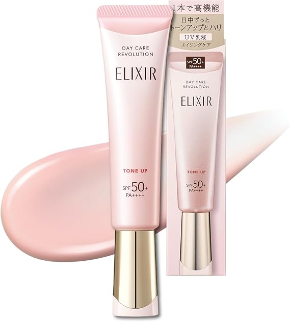 Shiseido Elixir Day Care Revolution Anti-Aging Tone Up SP+ aa 35g SPF50+