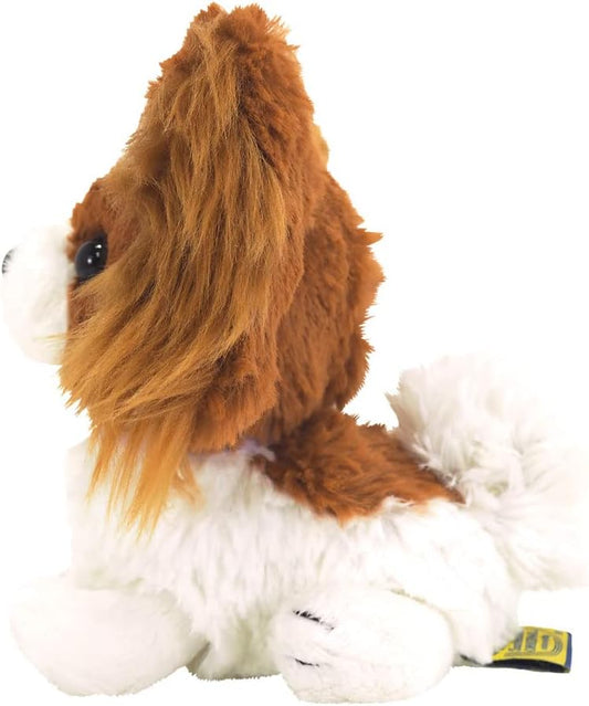 Sun Lemon Adorable stuffed Toy Papillon White & Brown Small