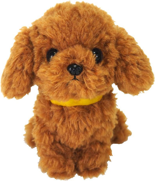 Sun Lemon Adorable stuffed Toy Poodle Brown Small