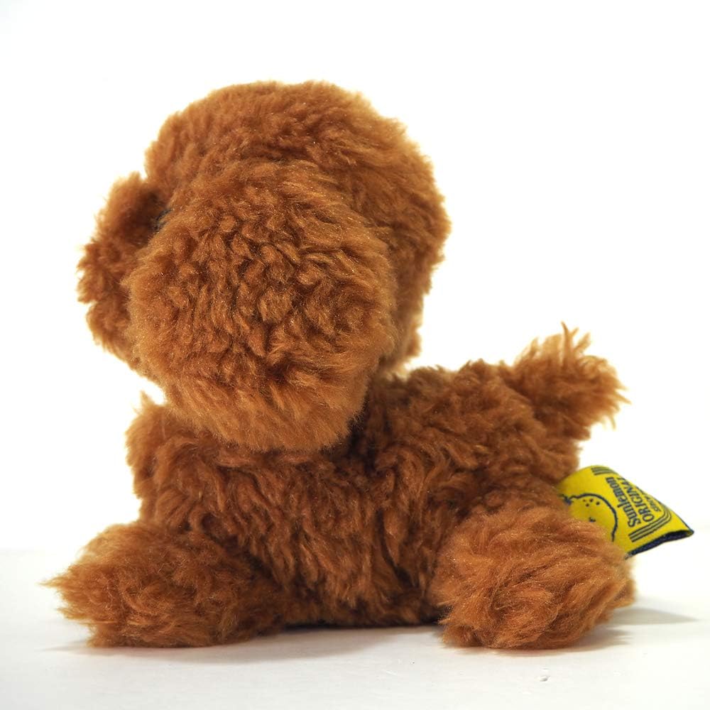 Sun Lemon Adorable stuffed Toy Poodle Brown Small